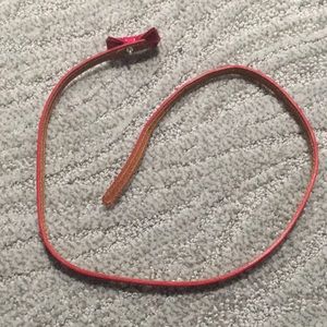 Sparkly pink adjustable belt